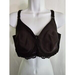 Trulife Bra Women's Black Wirefree Style B4028 Size 42D